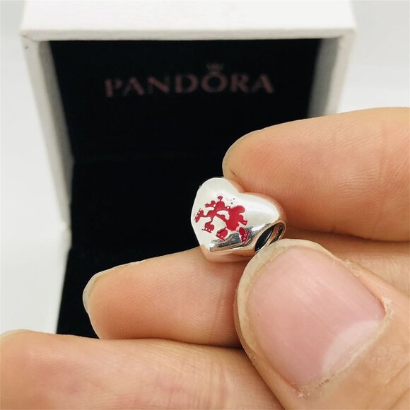 ✨🔥Pandora Disney Mickey & Minnie Love Charm - Picture 1 of 4